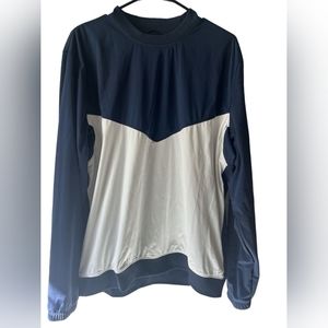 Nike Golf Shield Victory Crew Windbreaker Navy & White Men's Sz M